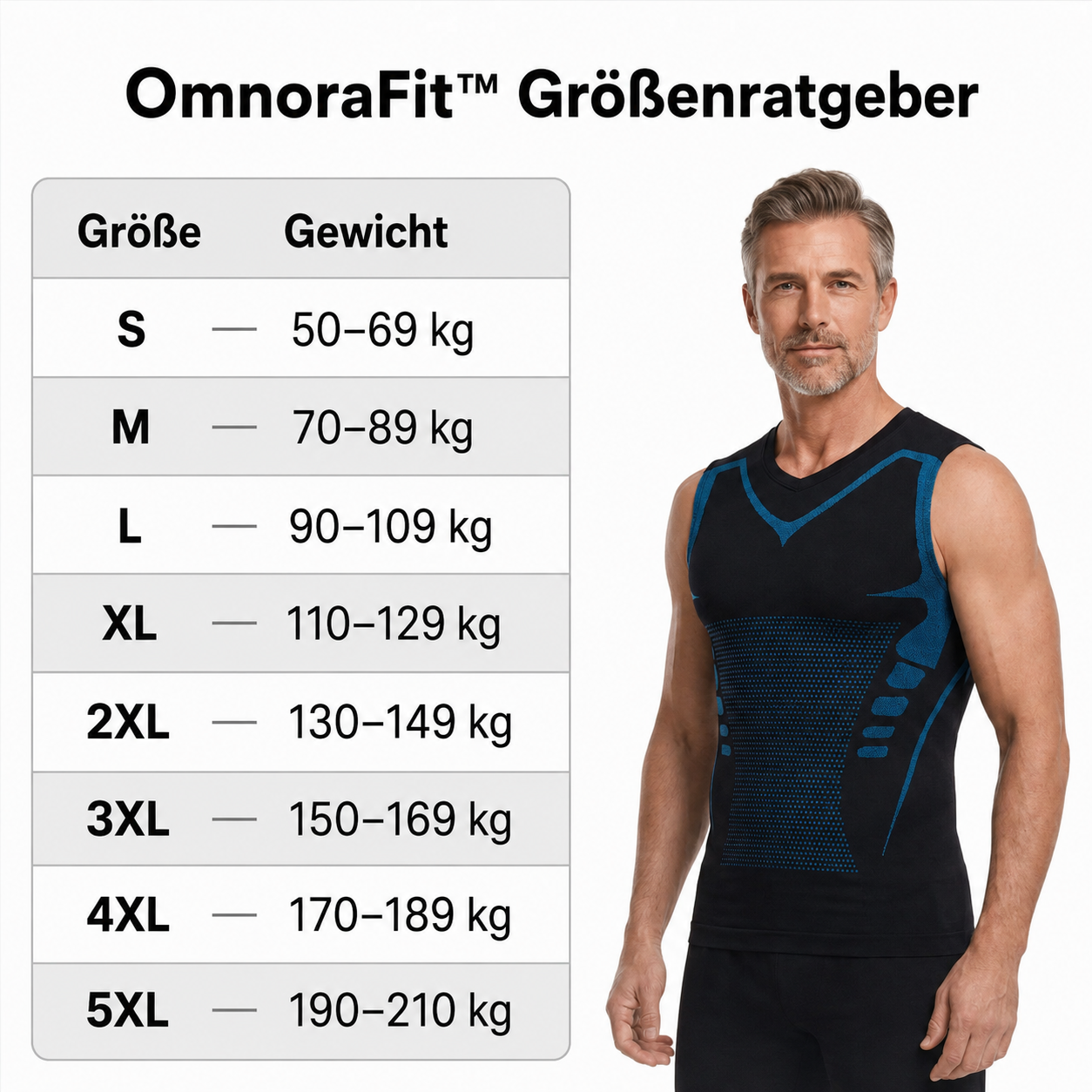 OMNORAFIT™ | Kompressions-Unterhemd mit formender Wirkung
